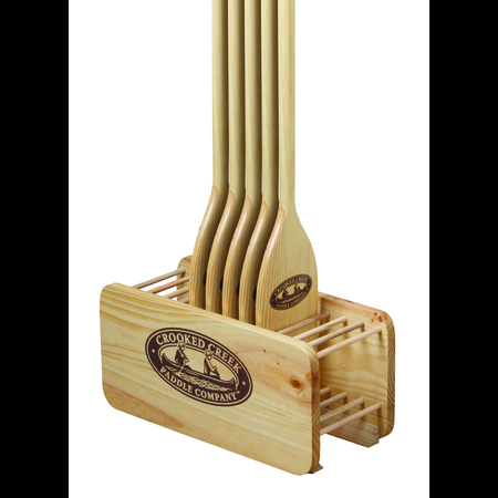 TRAC OUTDOORS Trac Outdoors C10496 Crooked Creek Wooden Paddle Display 61197